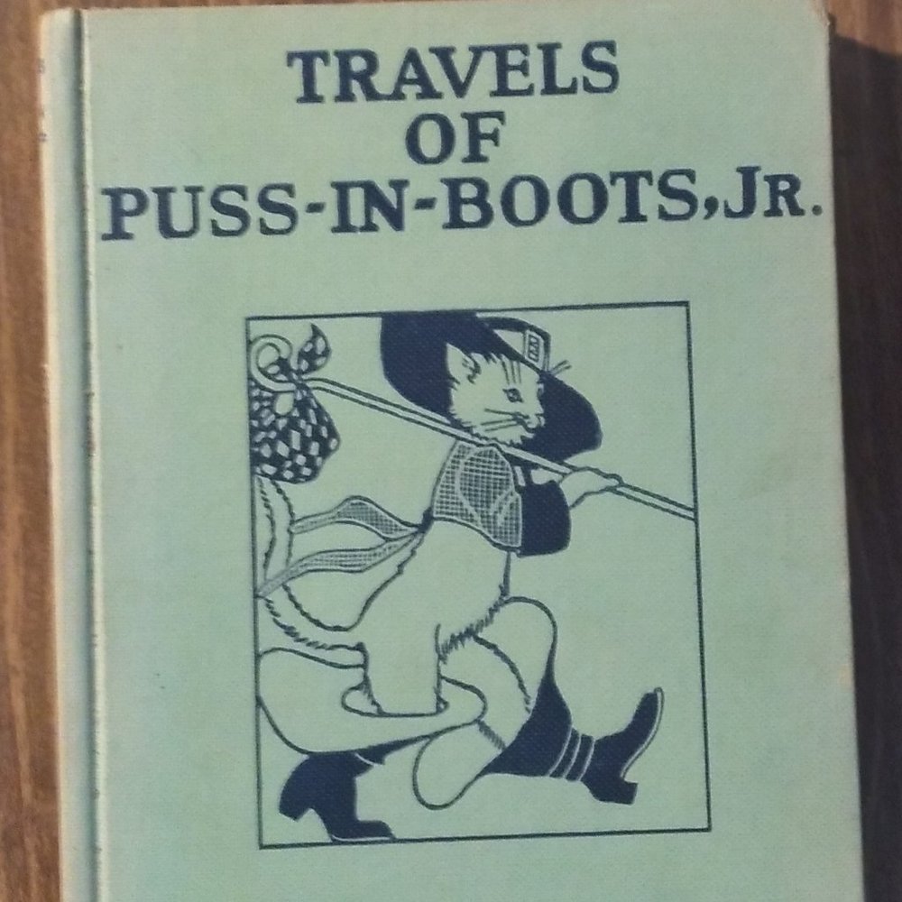 Vintage Children's Book - Travels of Puss-In-Boots, Jr.